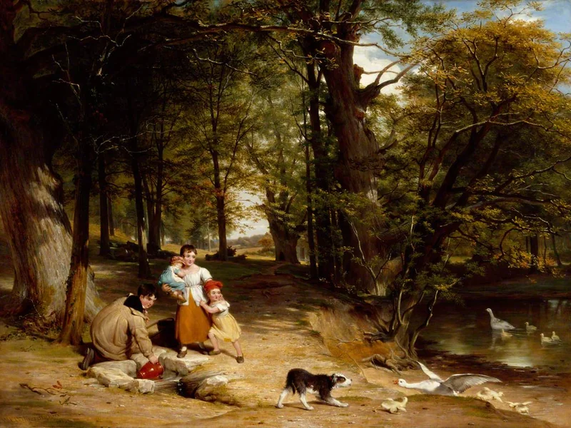 1785-William Frederick Witherington - Paesaggio con figure - Accademia Reale delle Arti